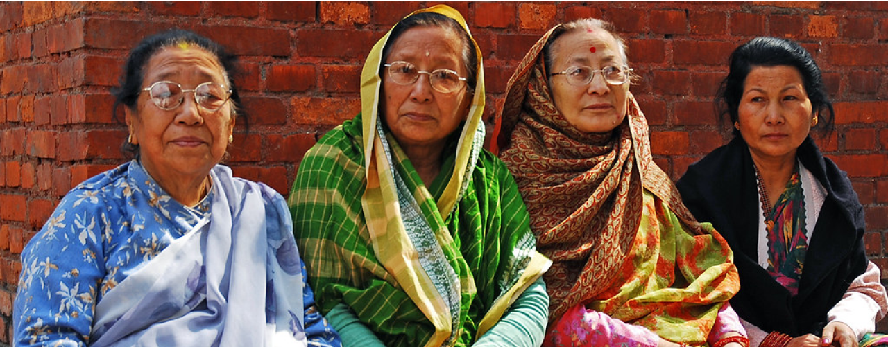 Residents of Aanandit Griha Happy Home Nepal in Pokhara